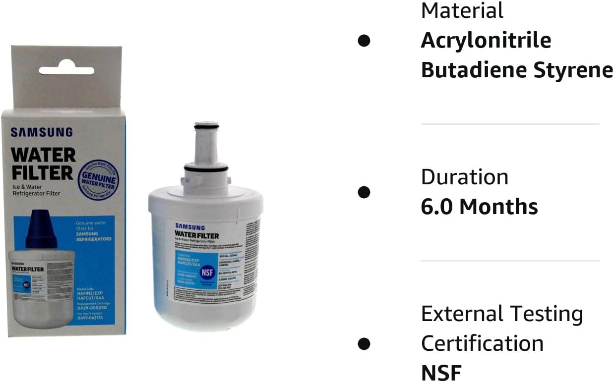 SAMSUNG Water Filter DA29-00003G Replacment Refrigerator Water Filter