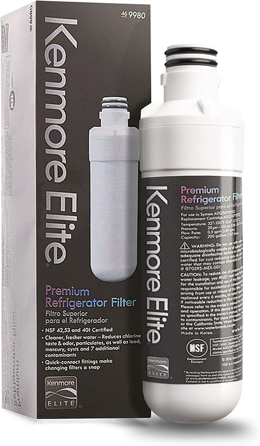 Kenmore 9980 Replacement Refrigerator Water Filter