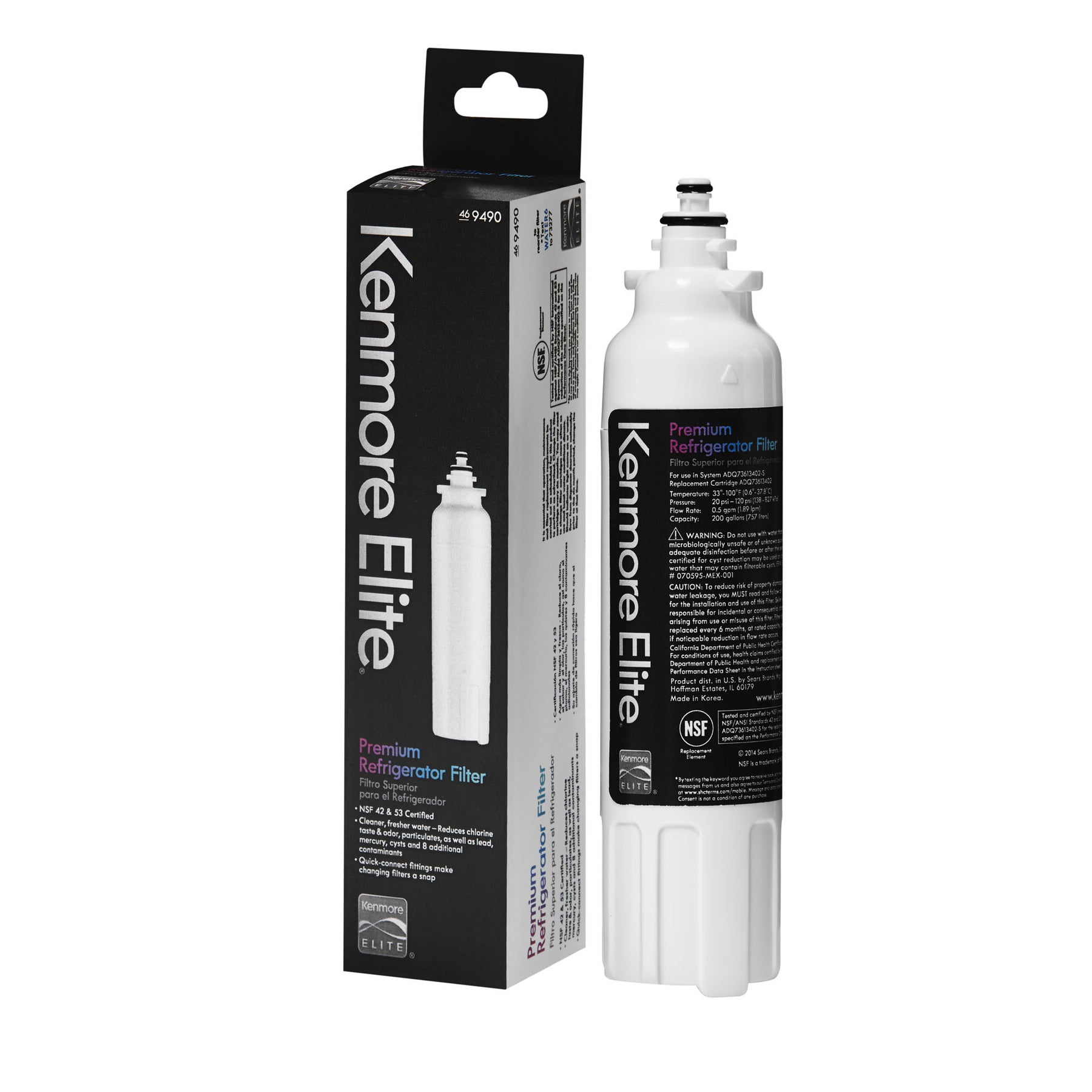 Kenmore 9490 Replacement Refrigerator Water Filter
